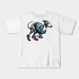 Marathon Master: Greyhound's Race Day Kids T-Shirt